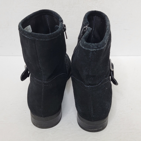 VIONIC Orthaheel Country Crescent Suede Boots Ankle Buckle Size 7.5 - Picture 8 of 14